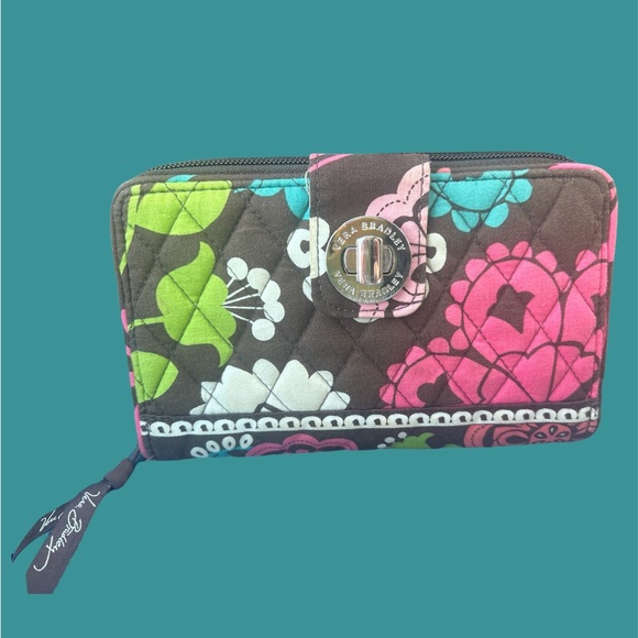 Vera Bradley LOLA Turnlock Wallet - Picture 1 of 4